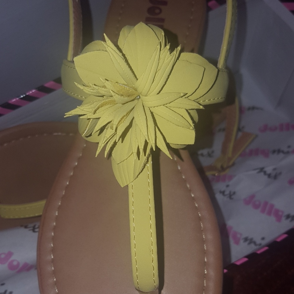 Lime sandals